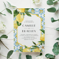 Moroccan Tile and Lemons Mediterranean Wedding