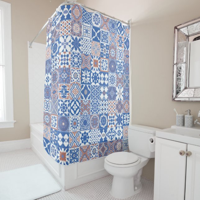 Moroccan tile blue,brown (In Situ)