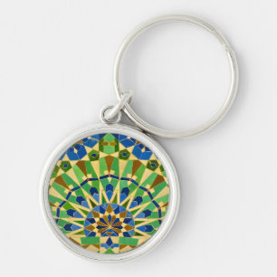 Moroccan Tile Keychain