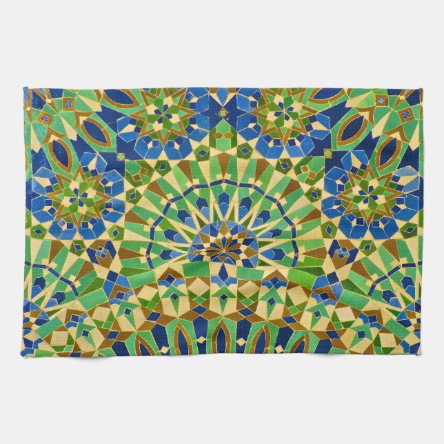 Moroccan Tile Kitchen Towel (Horizontal)