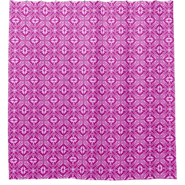 Moroccan tile - magenta and pink (Front)