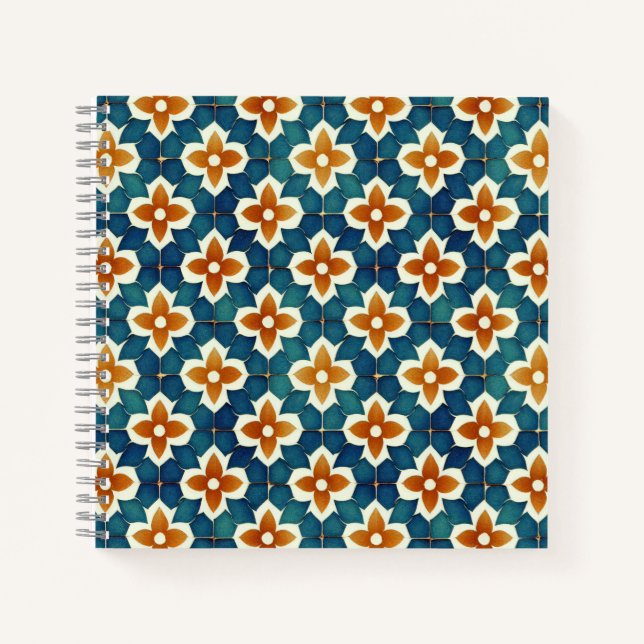 Moroccan Tile Notebook (Front)