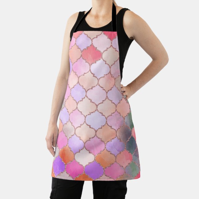 Moroccan Tile Pattern Apron (Insitu)