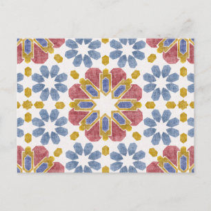 Moroccan Tile Postcard