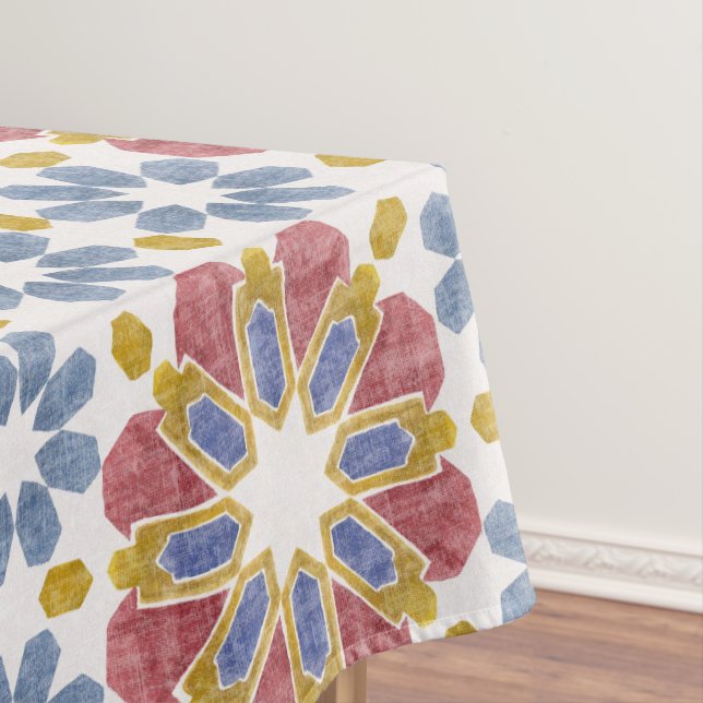 Moroccan Tile Tablecloth (In Situ)