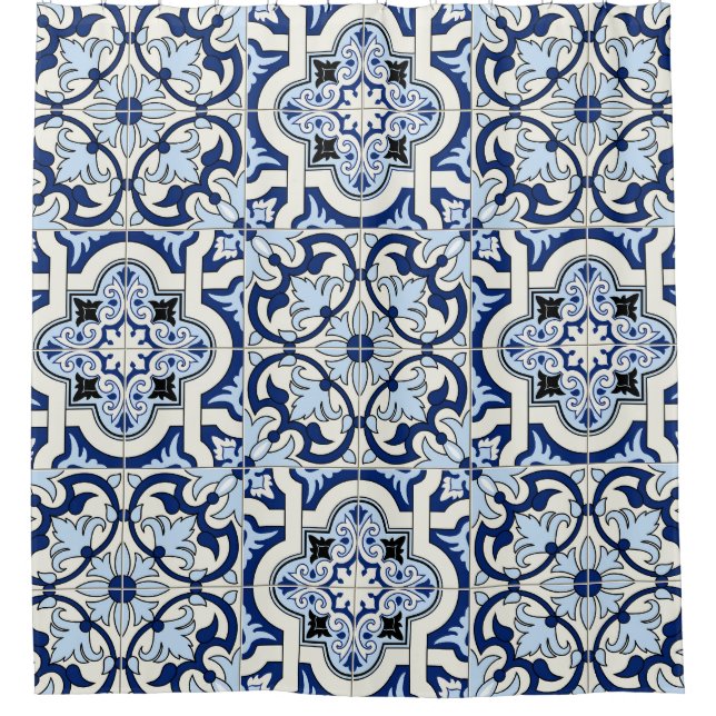 Moroccan Tiles: Gorgeous Blue Patterns. (Front)