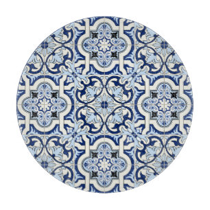 Moroccan Tiles: Gorgeous Blue Patterns. Cutting Board