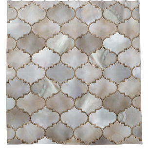 Moroccan trellis Pearl and Gold