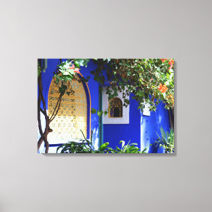 Moroccan window canvas print