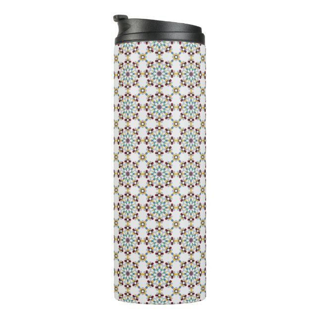 Moroccan Zelije !Morocca Thermal Tumbler (Rotated Right)