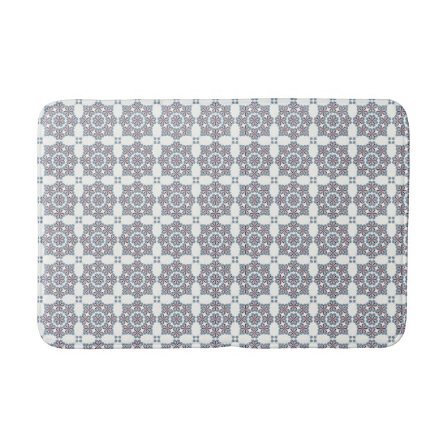 Moroccan Zelije !Moroccan Zellige Bath Mat (Front)