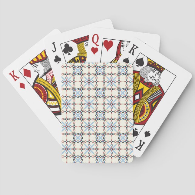 Moroccan Zelije !Moroccan Zellige Playing Cards (Back)