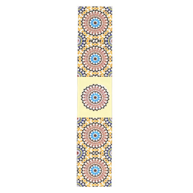 Moroccan Zellige Harmony Medium Table Runner (Front)