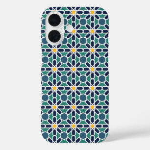 Moroccan Zellige Pattern Art (Zelij) iPhone 16 Case