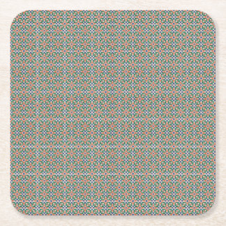 Moroccan Zellige Pattern Geometric Coaster