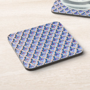 Moroccan Zellige Tile Pattern Coaster