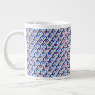 Moroccan Zellige Tile Pattern Large Coffee Mug