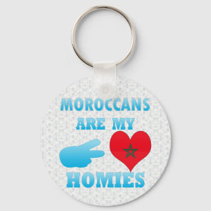 Moroccans are my Homies Keychain