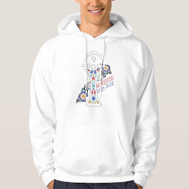 Morocco 2025/2026 Hoodie – Africa Cup Edition (Front)