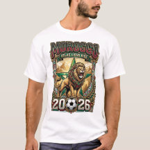 Morocco 2026 Personalized Football Fan T-Shirt