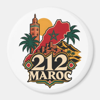Morocco 212 Magnet