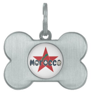 Morocco - A Star of Tradition and Today Pet ID Tag