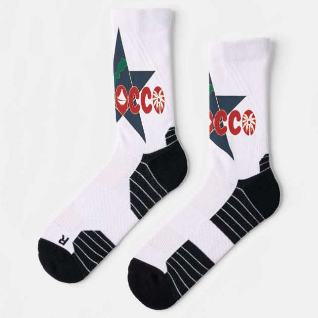 Morocco - A Star of Tradition and Today Socks (Left)