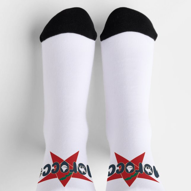 Morocco - A Star of Tradition and Today Socks (Top)