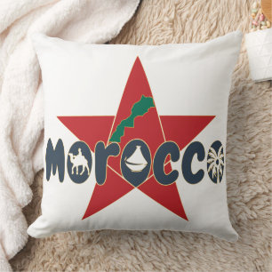 Morocco - A Star of Tradition and Today Throw Pillow