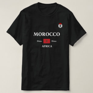 Morocco Africa Lions Dima National Football Fan T-Shirt