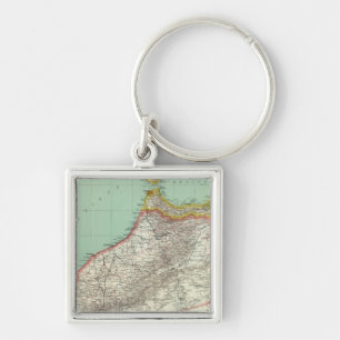 Morocco and Algeria Keychain