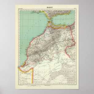 Morocco and Algeria Poster