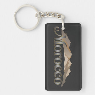 Morocco Atlas Mountains Keychain