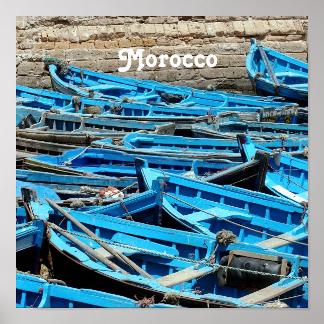 Morocco Boats Poster (Front)
