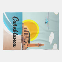 Morocco Casablanca Travel poster