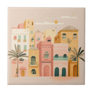 Morocco city tile