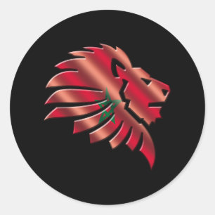 Morocco Classic Round Sticker