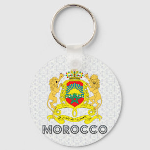 Morocco Coat of Arms Keychain