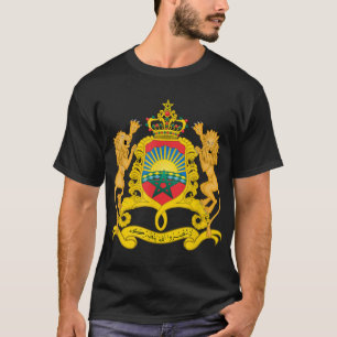 Morocco Coat of arms Tee Flag souvenir Rabat