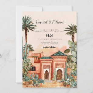 Morocco Destination Wedding Invitation