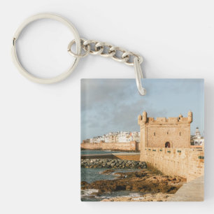 Morocco Essaouira walls & personalized travel year Keychain