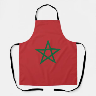 Morocco Flag Apron