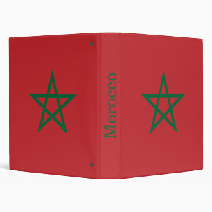 Morocco Flag Binder