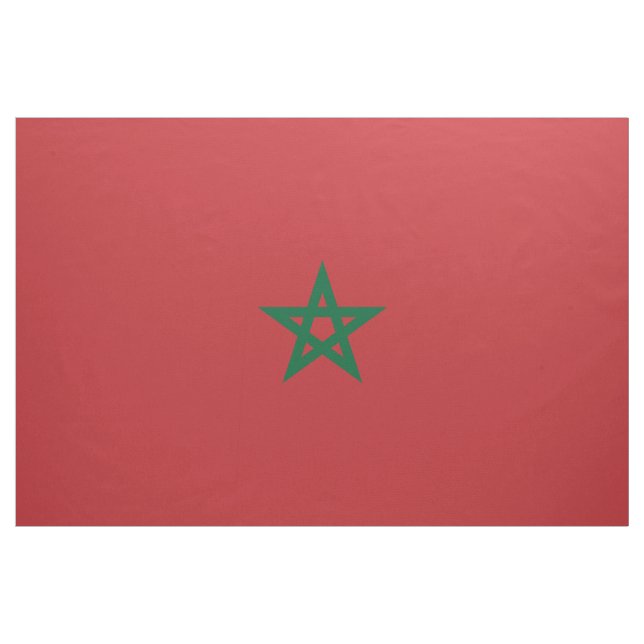 Morocco Flag Fabric (Yard)