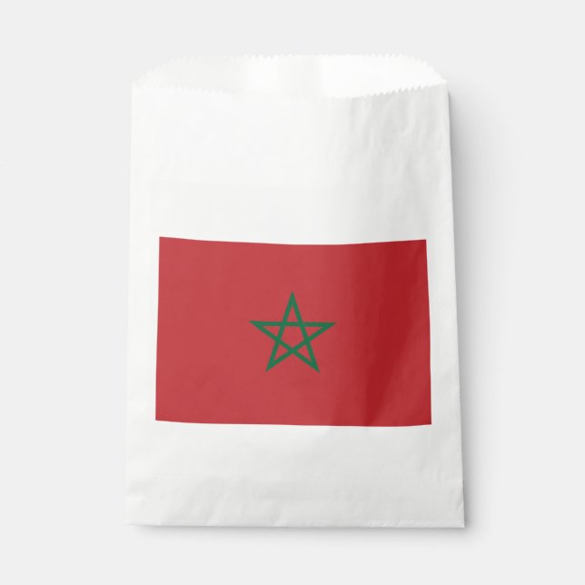 Morocco Flag Favour Bag (Front)