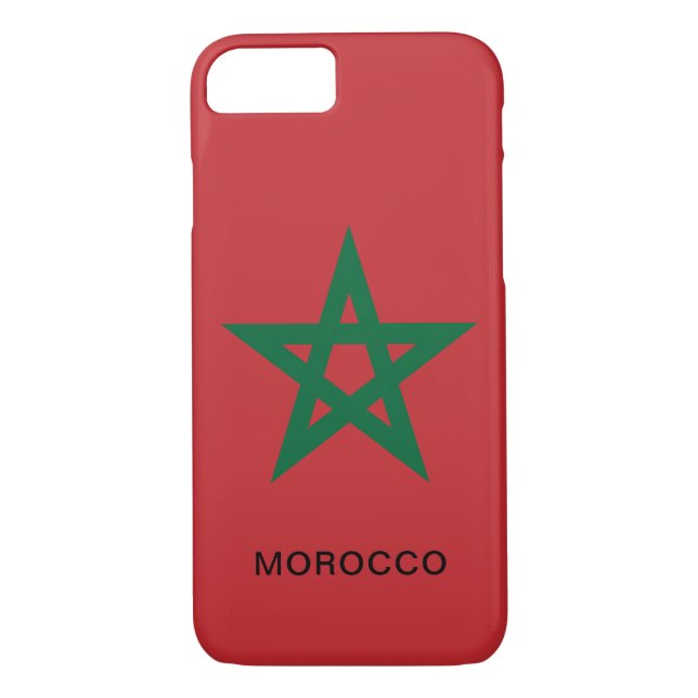 Morocco Flag iPhone Case (Back)