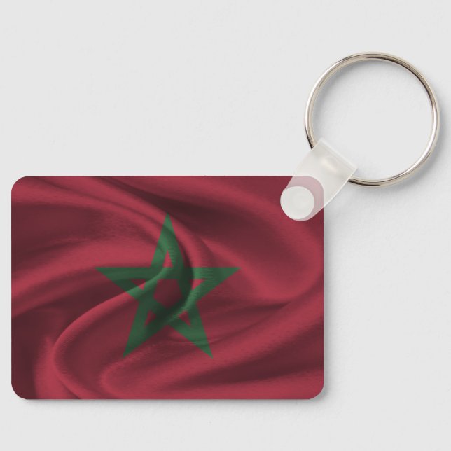 Morocco Flag Keychain (Front)