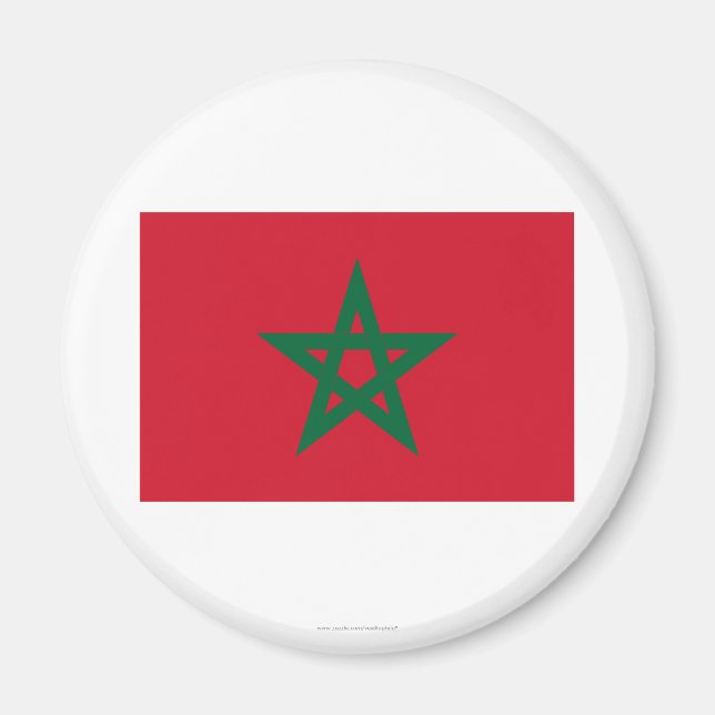Morocco Flag Magnet (Front)