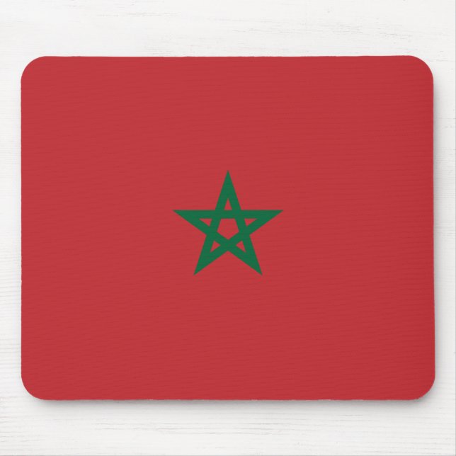 Morocco Flag Mouse Pad (Front)