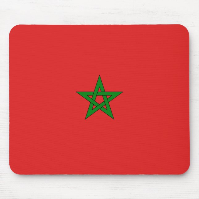 Morocco Flag Mousepad (Front)